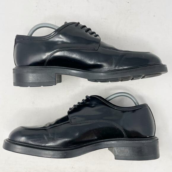 Skechers Black Leather Vintage Y2K Platform Oxfords Dress Shoes Mens 11 main image 5